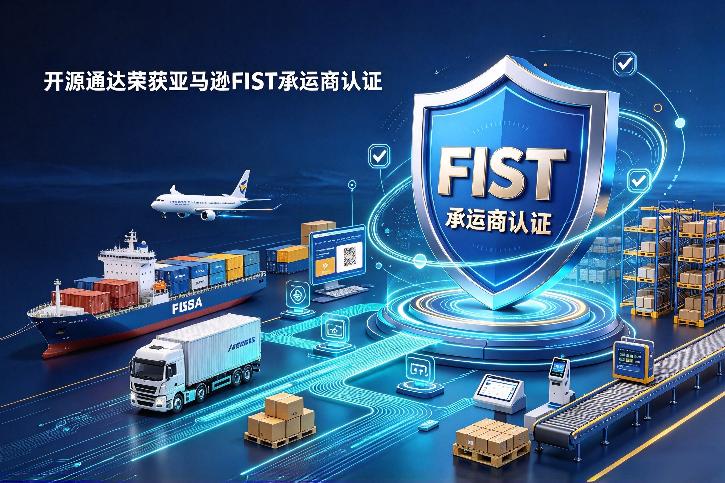 开源通达・亚马逊 FIST 承运商认证